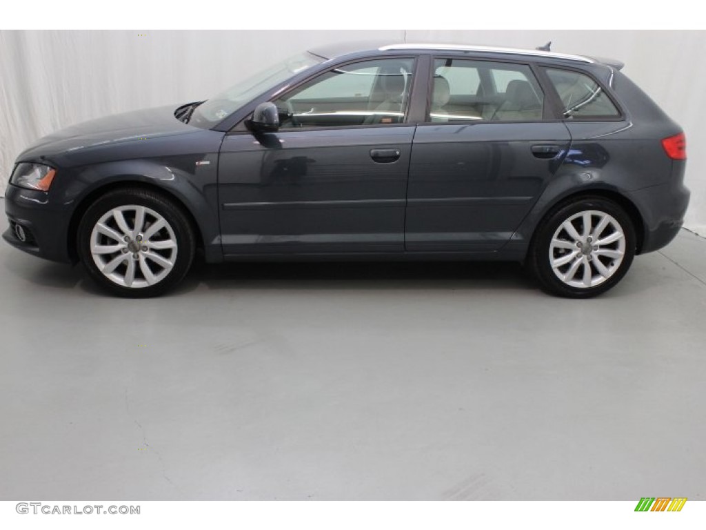 Lava Gray Pearl Effect 2010 Audi A3 2.0 TDI Exterior Photo #86568030