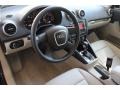 2010 Audi A3 Luxor Beige Interior Prime Interior Photo