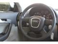 2010 Audi A3 Luxor Beige Interior Steering Wheel Photo