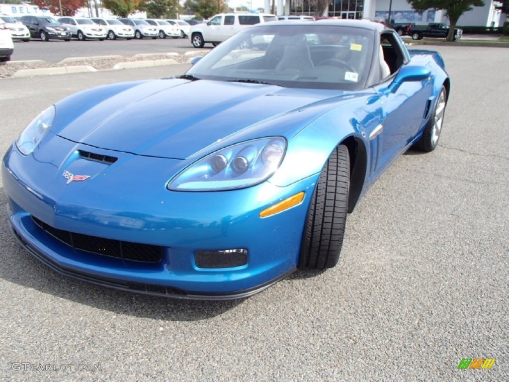 2011 Corvette Grand Sport Coupe - Supersonic Blue Metallic / Titanium Gray photo #1