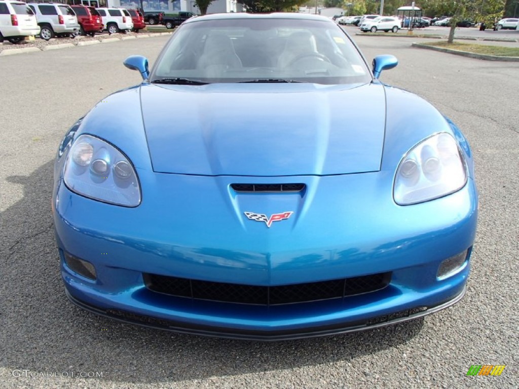 2011 Corvette Grand Sport Coupe - Supersonic Blue Metallic / Titanium Gray photo #2