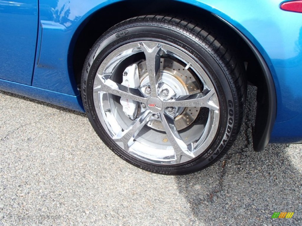 2011 Corvette Grand Sport Coupe - Supersonic Blue Metallic / Titanium Gray photo #5