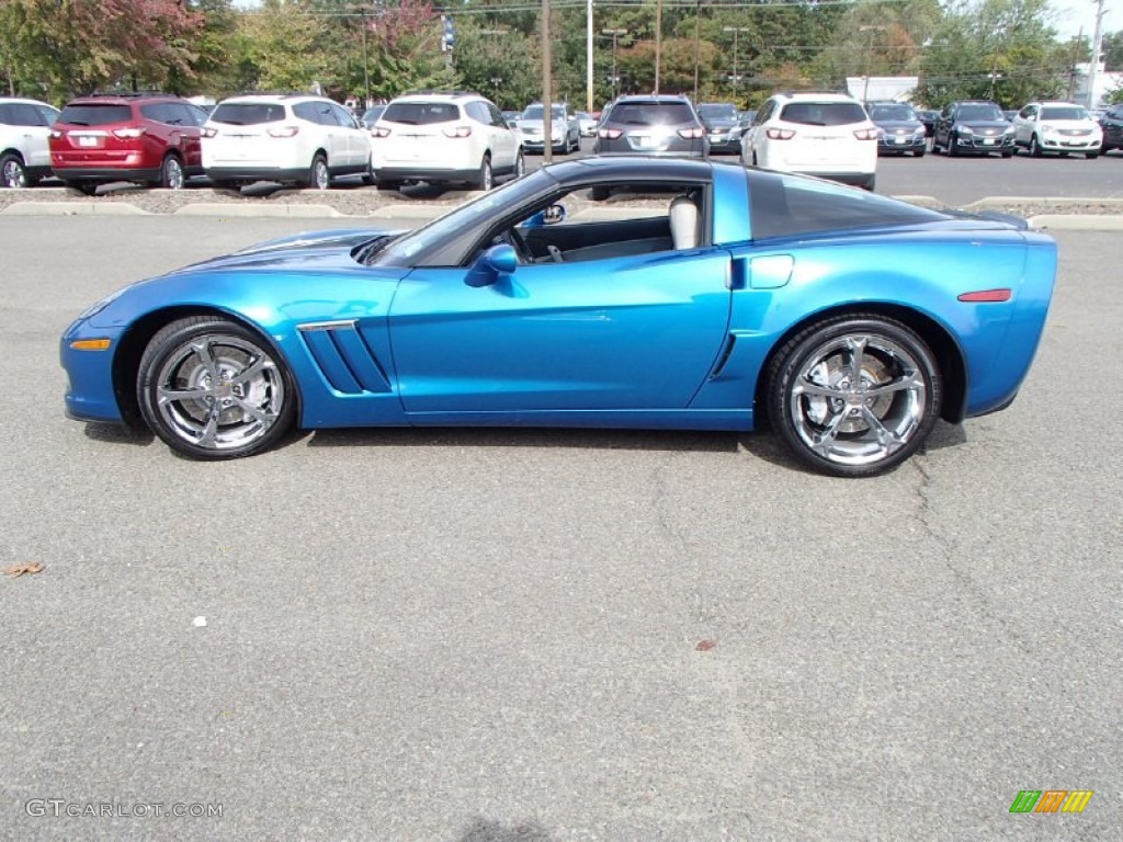 Supersonic Blue Metallic 2011 Chevrolet Corvette Grand Sport Coupe Exterior Photo #86568774
