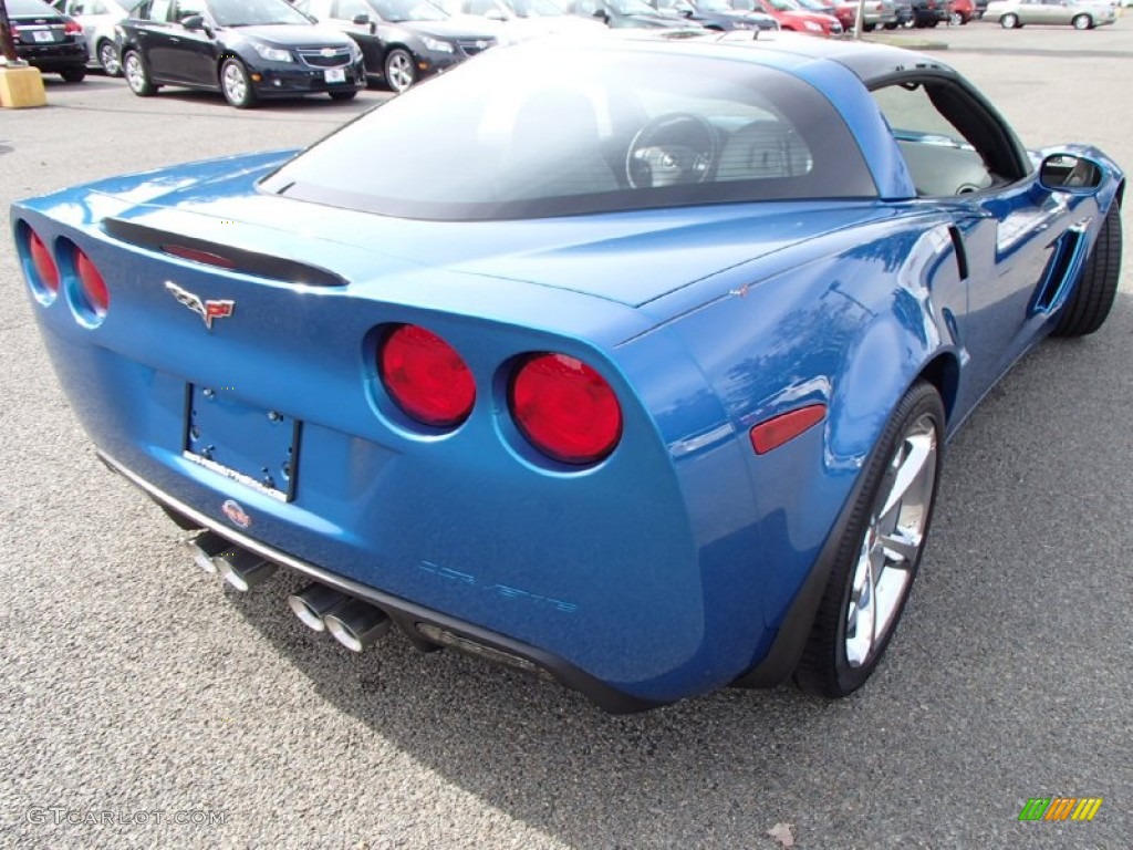 Supersonic Blue Metallic 2011 Chevrolet Corvette Grand Sport Coupe Exterior Photo #86568801