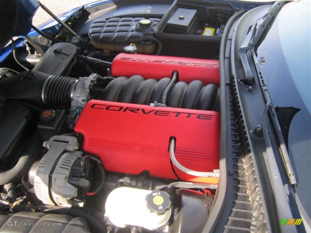 2003 Chevrolet Corvette Z06 5.7 Liter OHV 16 Valve LS6 V8 Engine Photo #86569458