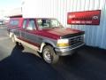 Ultra Red 1995 Ford F250 XLT Extended Cab 4x4