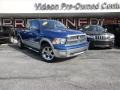 Deep Water Blue Pearl 2010 Dodge Ram 1500 Big Horn Quad Cab 4x4