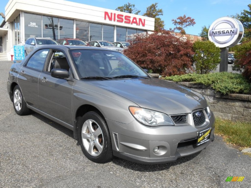 2006 Impreza 2.5i Sedan - Crystal Gray Metallic / Anthracite Black photo #1