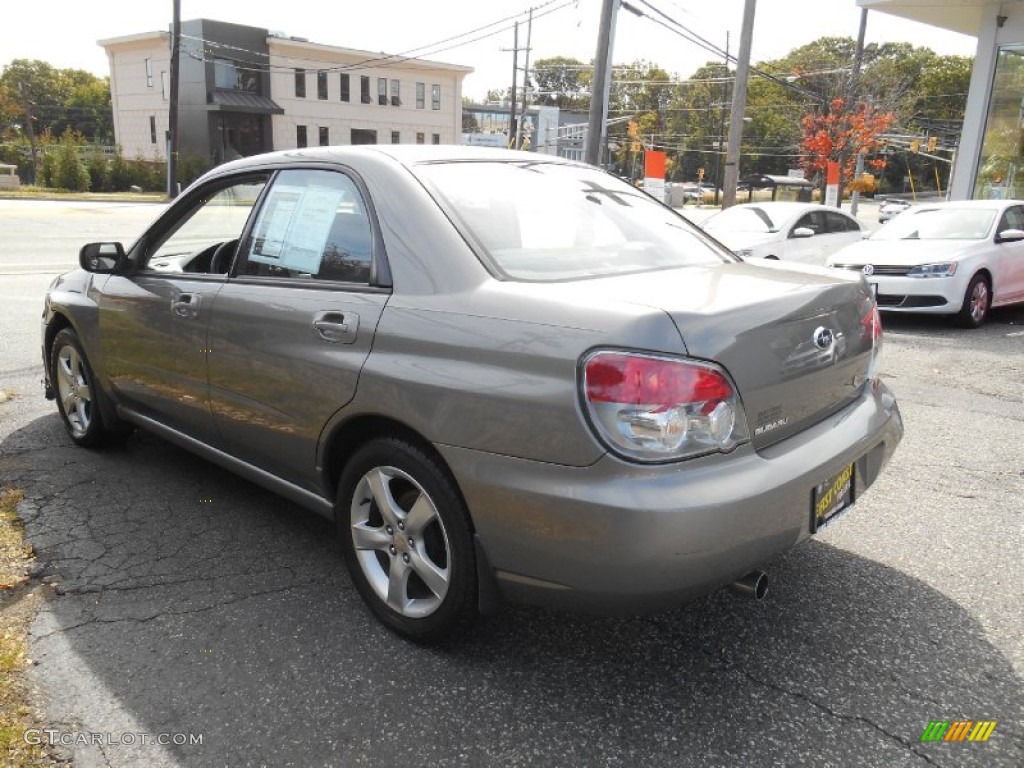 2006 Impreza 2.5i Sedan - Crystal Gray Metallic / Anthracite Black photo #7
