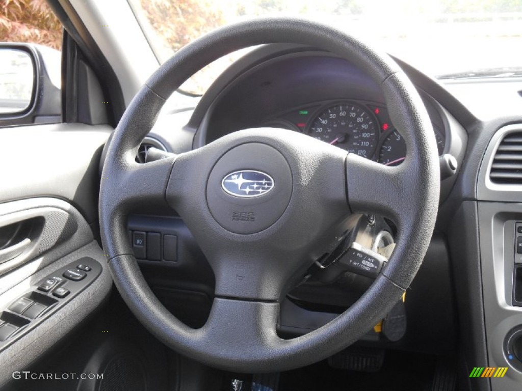 2006 Impreza 2.5i Sedan - Crystal Gray Metallic / Anthracite Black photo #12