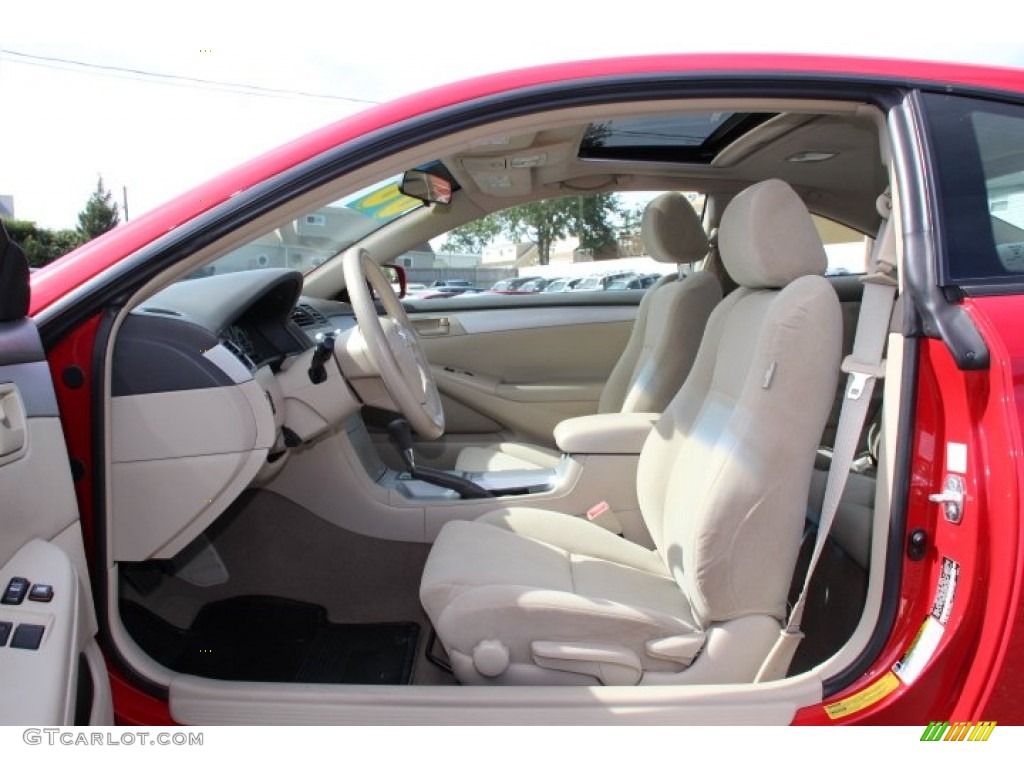 Ivory Interior 2006 Toyota Solara SE Coupe Photo #86574421