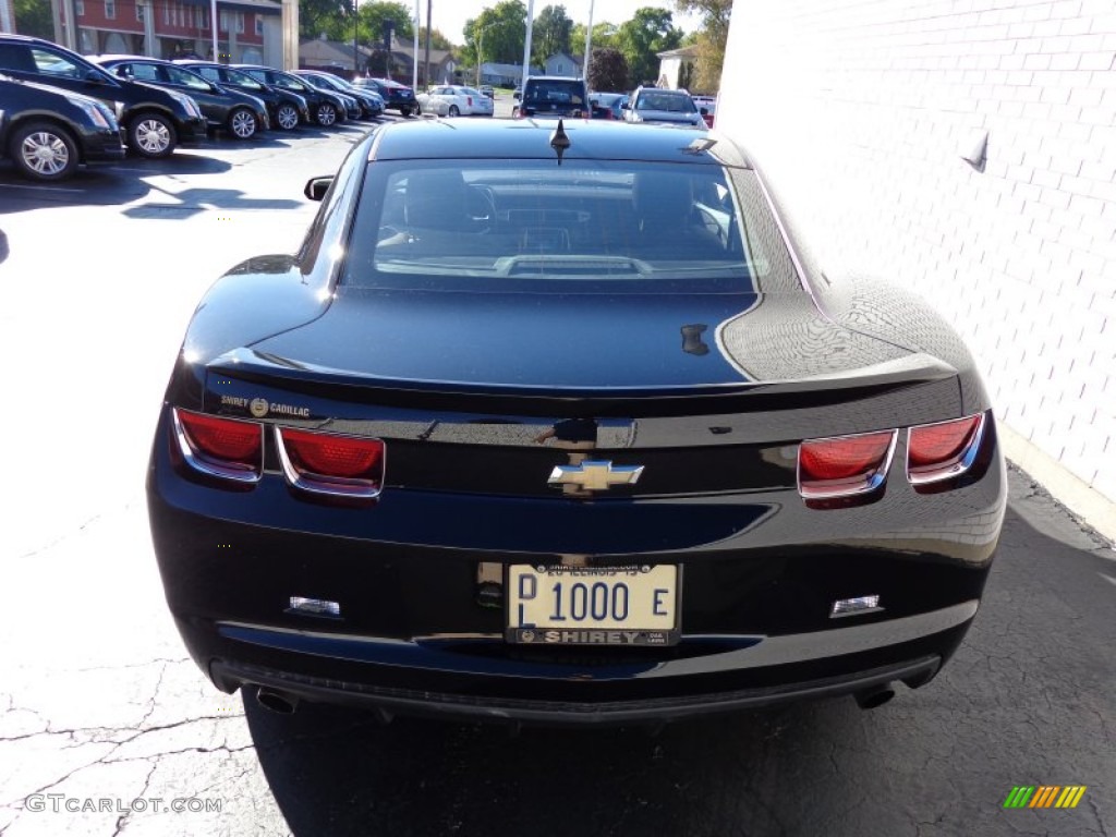 2013 Camaro LT Coupe - Black / Black photo #5