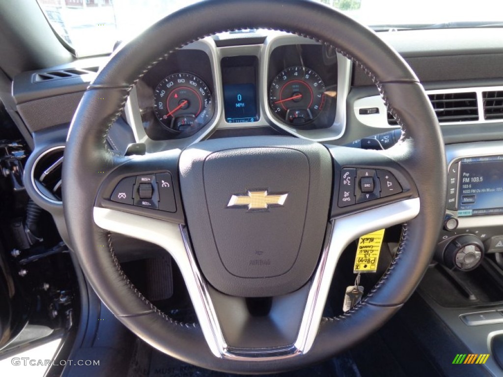 2013 Camaro LT Coupe - Black / Black photo #11