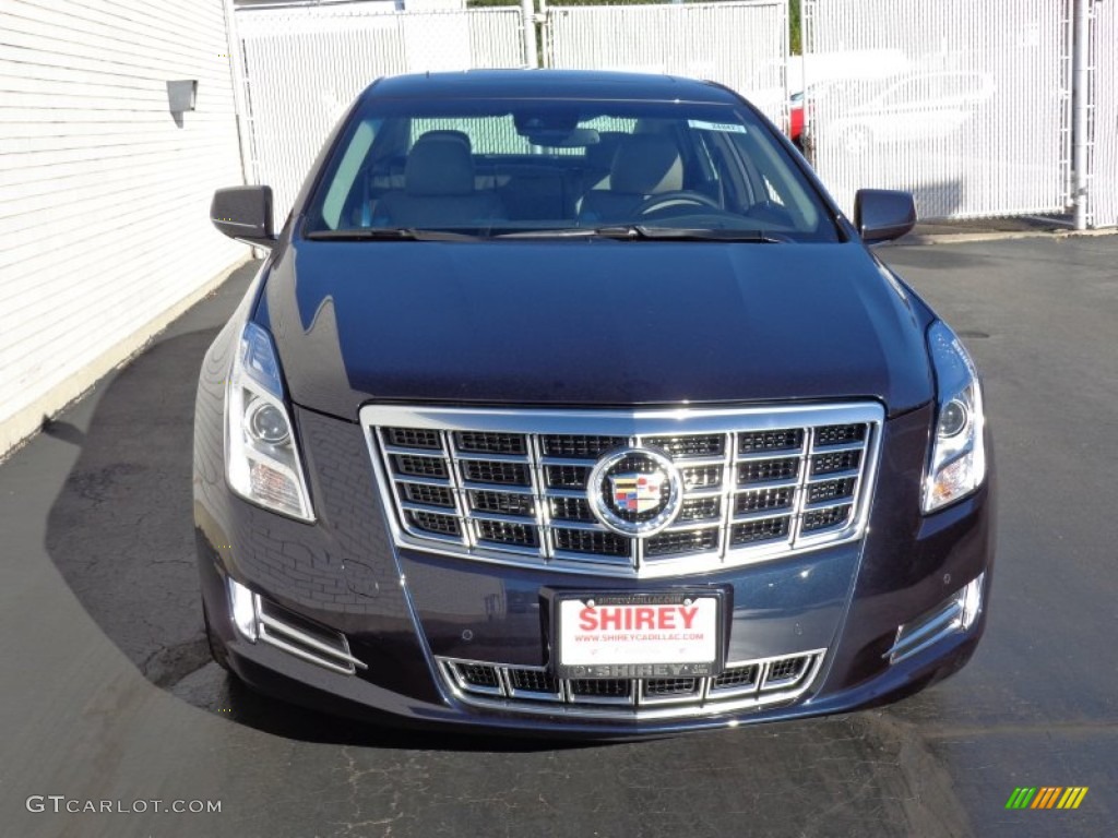 2014 XTS Luxury AWD - Sapphire Blue Metallic / Medium Titanium/Jet Black photo #2