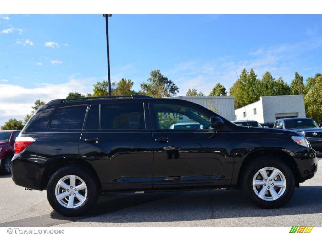 2010 Highlander  - Black / Ash photo #2