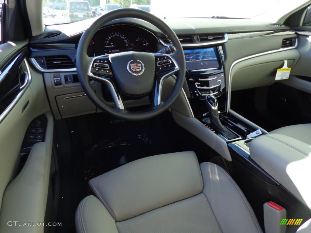 Medium Titanium/Jet Black Interior 2014 Cadillac XTS Luxury AWD Photo #86576394