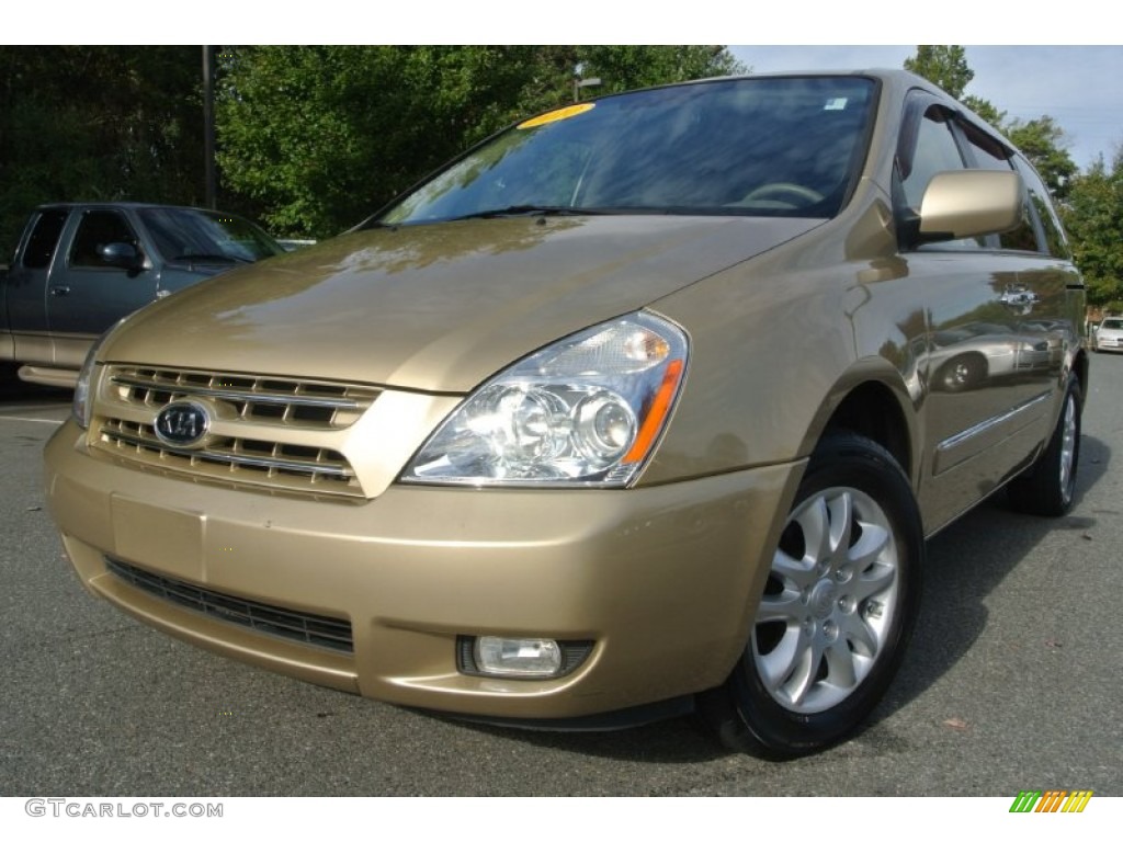 Cashmere Beige 2010 Kia Sedona EX Exterior Photo #86576742