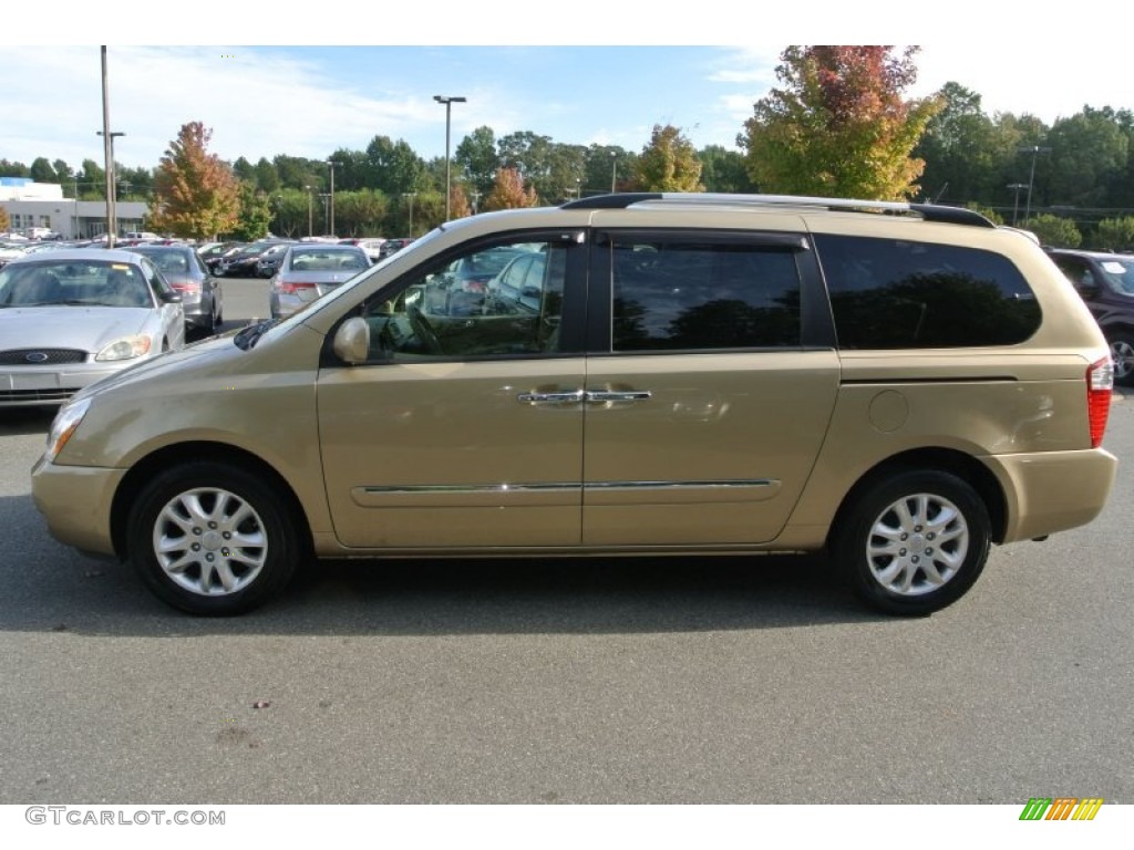 Cashmere Beige 2010 Kia Sedona EX Exterior Photo #86576794