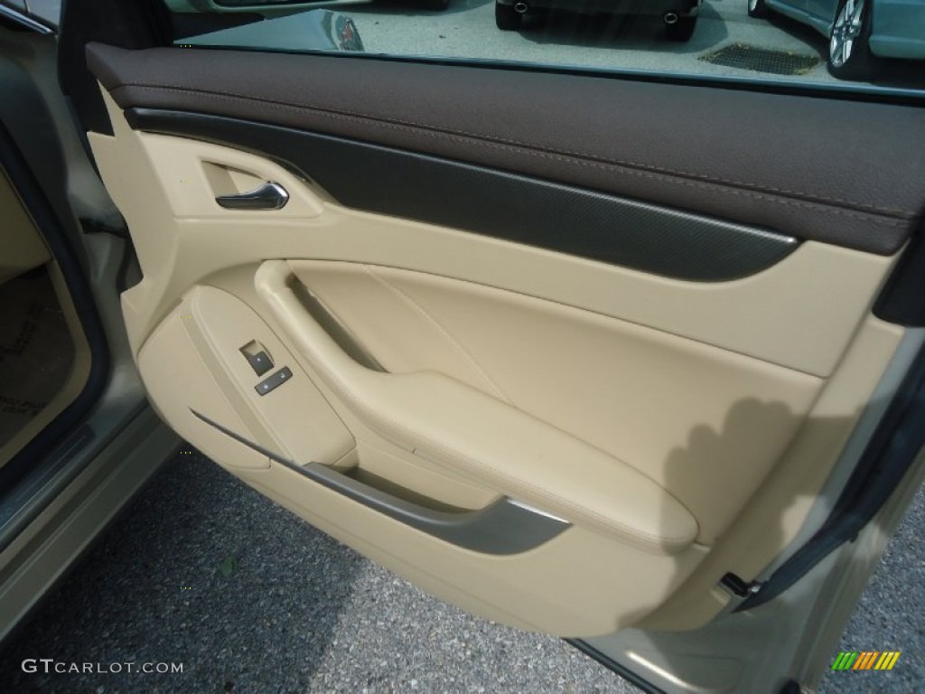 2008 CTS 4 AWD Sedan - Gold Mist / Cashmere/Cocoa photo #33