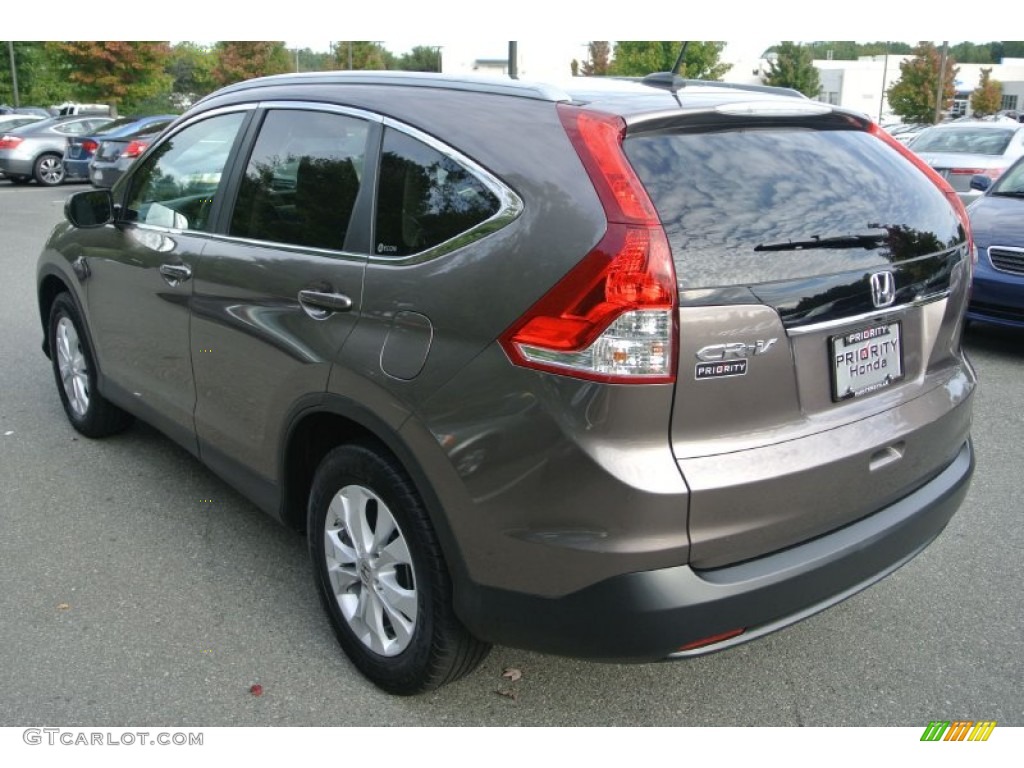2012 CR-V EX-L - Urban Titanium Metallic / Beige photo #4