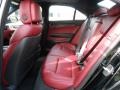Morello Red/Jet Black Rear Seat Photo for 2014 Cadillac ATS #86577549