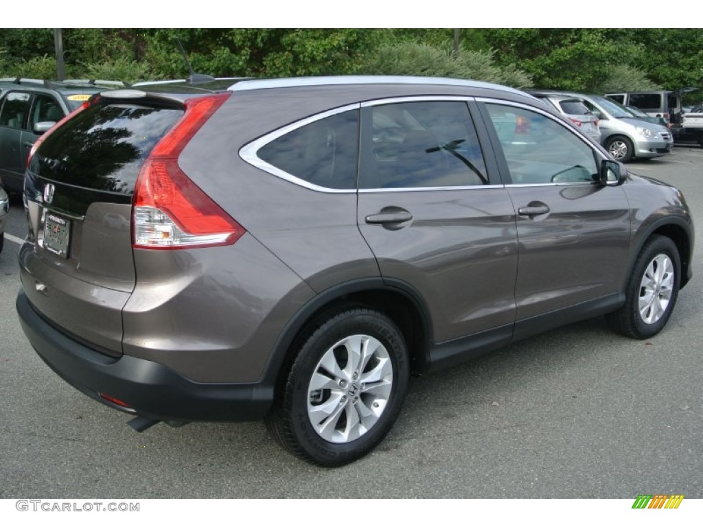 2012 CR-V EX-L - Urban Titanium Metallic / Beige photo #5