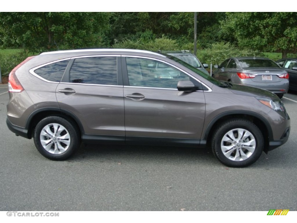 2012 CR-V EX-L - Urban Titanium Metallic / Beige photo #6