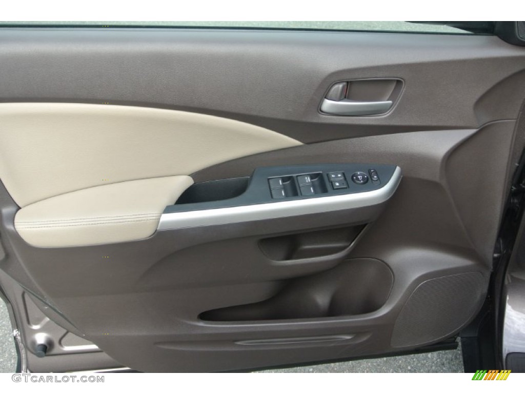 2012 CR-V EX-L - Urban Titanium Metallic / Beige photo #10