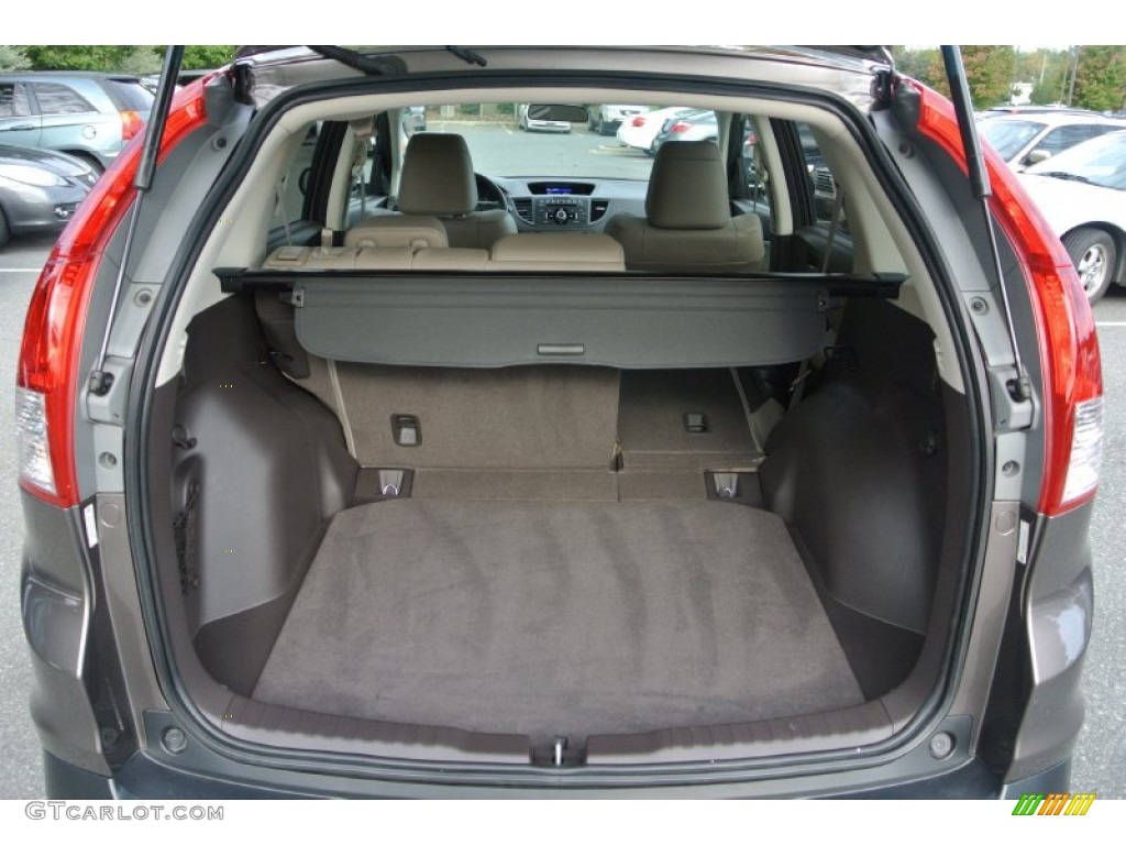 2012 CR-V EX-L - Urban Titanium Metallic / Beige photo #21