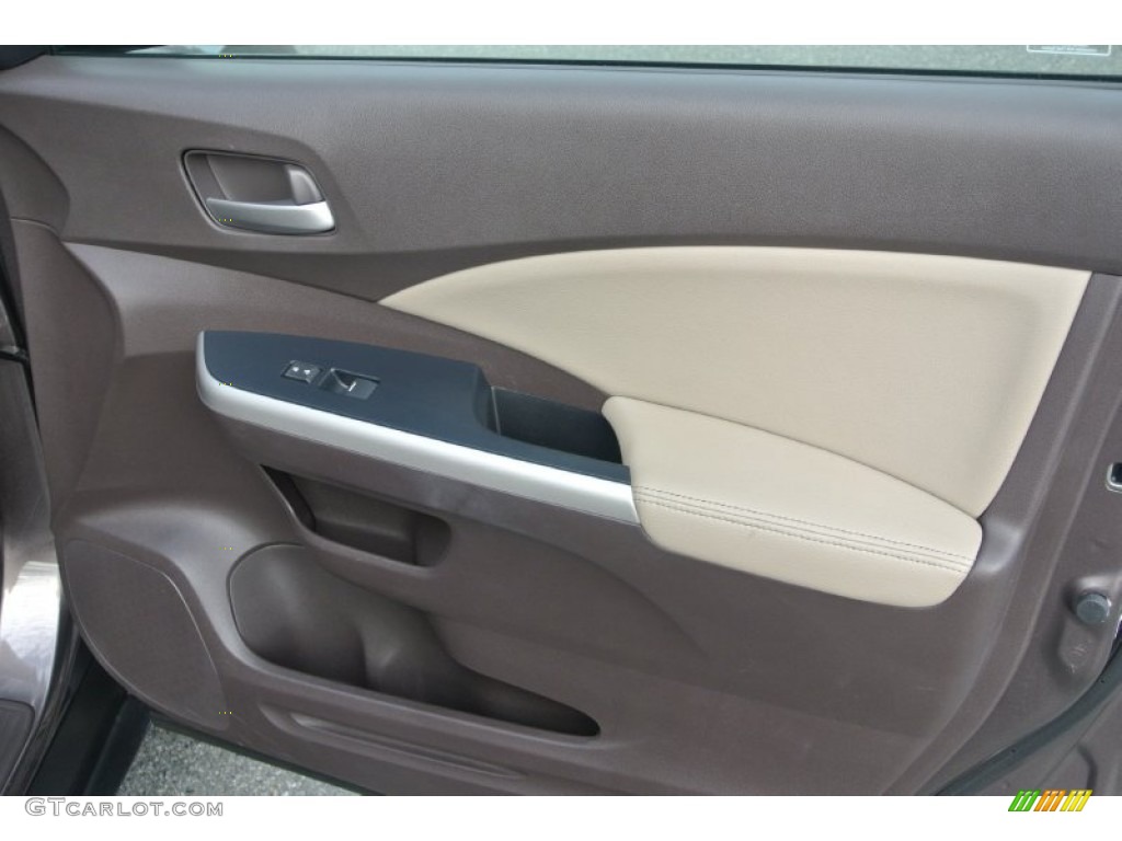 2012 CR-V EX-L - Urban Titanium Metallic / Beige photo #23