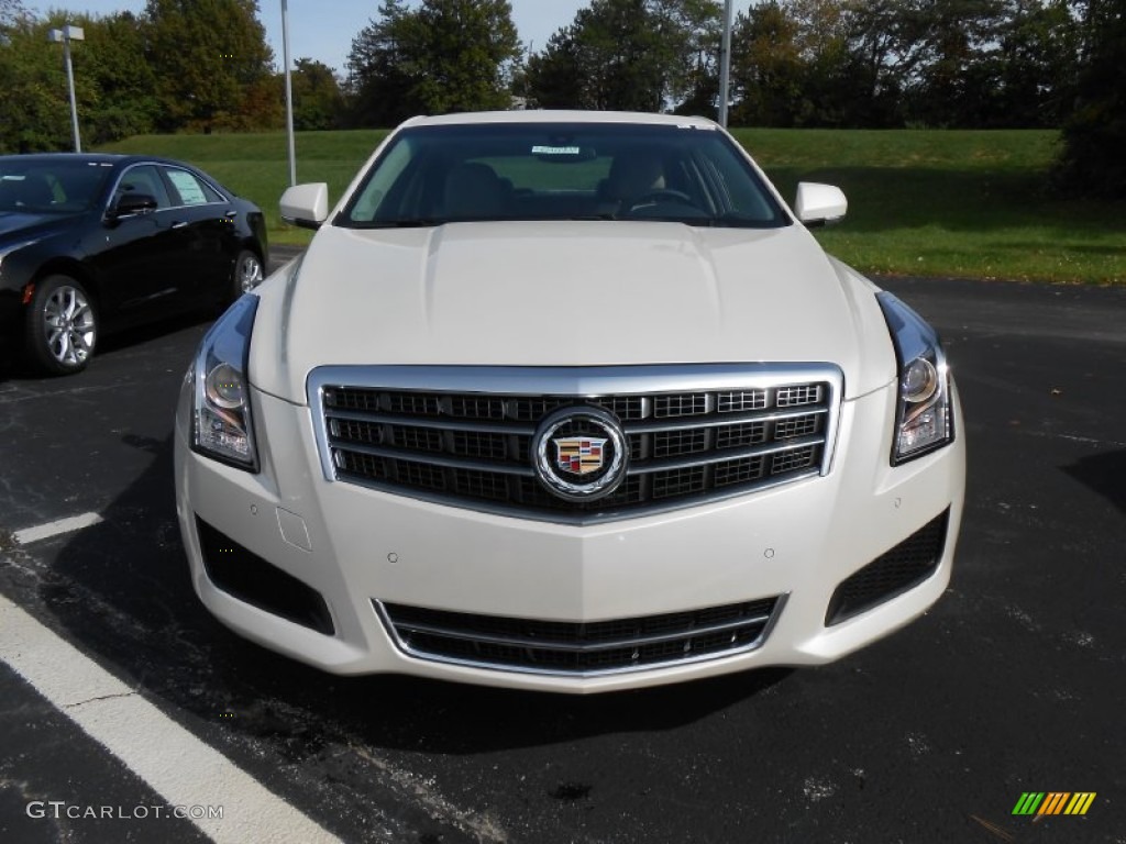 White Diamond Tricoat 2014 Cadillac ATS 2.0L Turbo AWD Exterior Photo #86578509