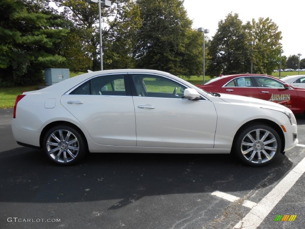 White Diamond Tricoat 2014 Cadillac ATS 2.0L Turbo AWD Exterior Photo #86578572
