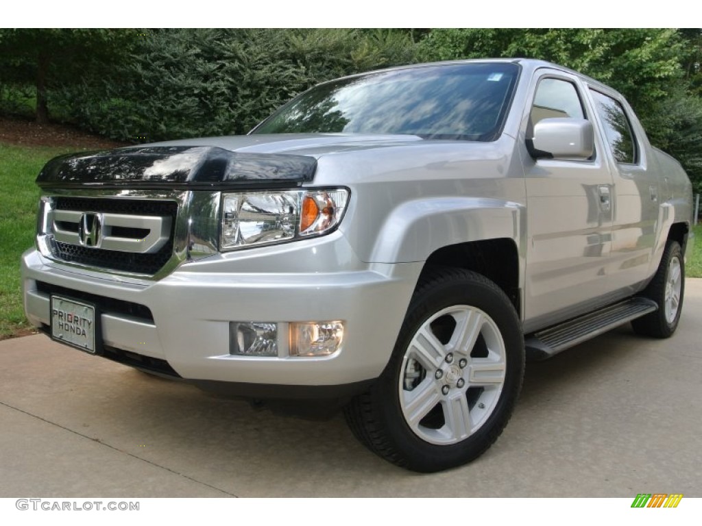 2010 Ridgeline RTL - Alabaster Silver Metallic / Gray photo #1