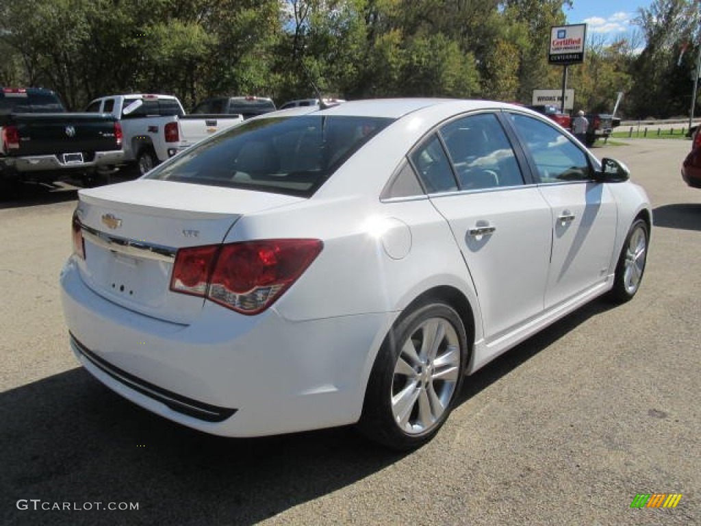 2013 Cruze LTZ - Summit White / Cocoa/Light Neutral photo #6