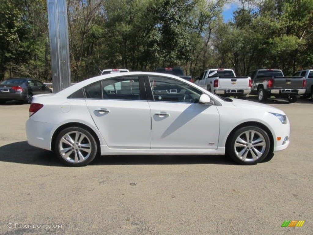 2013 Cruze LTZ - Summit White / Cocoa/Light Neutral photo #7