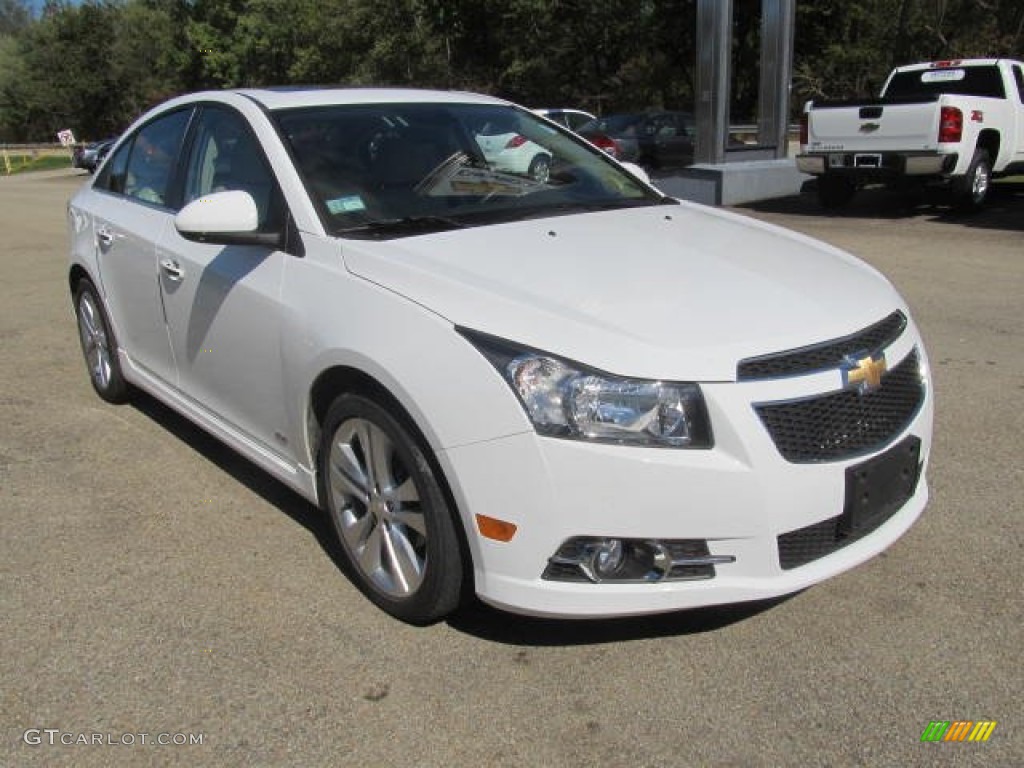 2013 Cruze LTZ - Summit White / Cocoa/Light Neutral photo #9