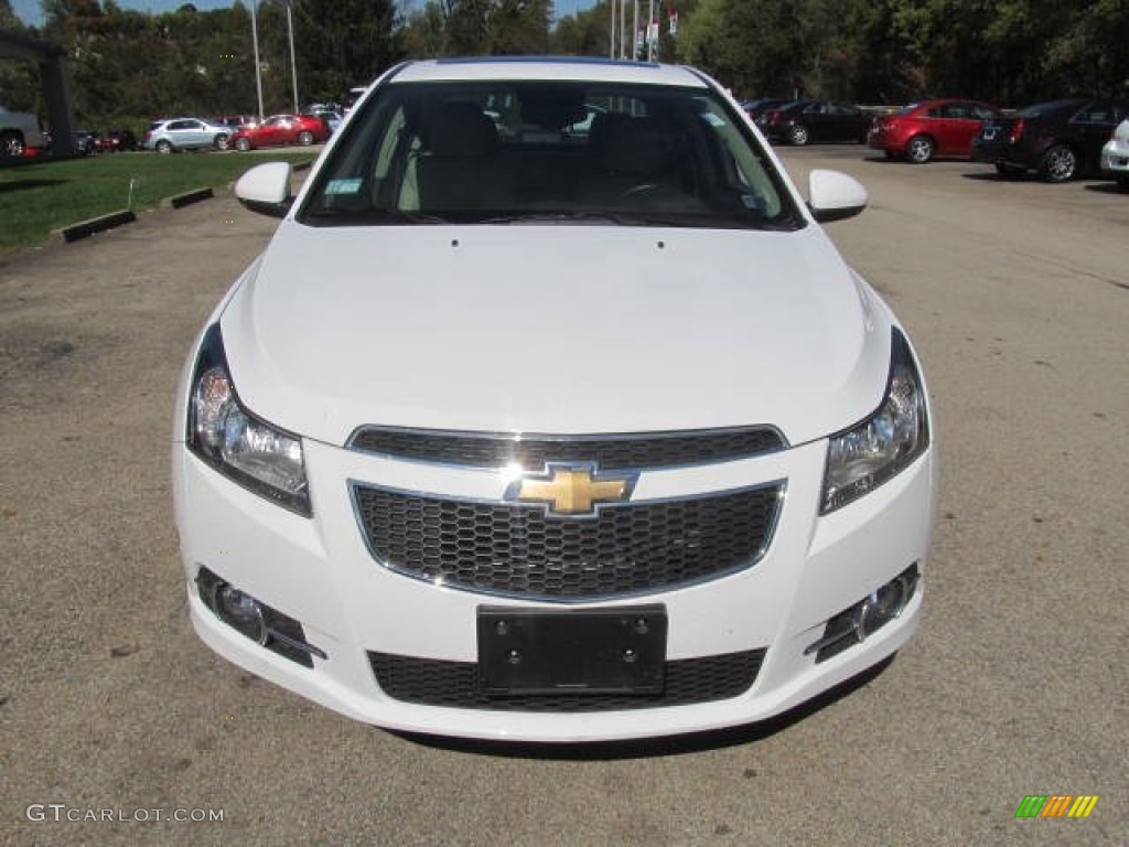2013 Cruze LTZ - Summit White / Cocoa/Light Neutral photo #10
