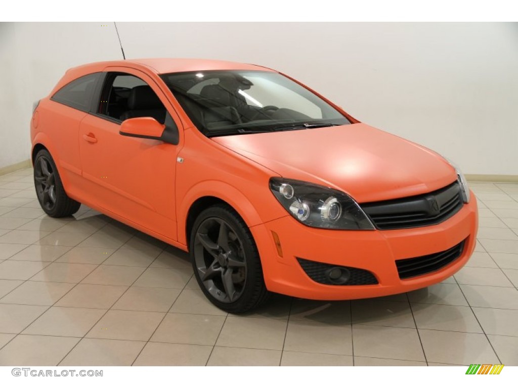 Matte Orange 2008 Saturn Astra XR Coupe Exterior Photo #86579535