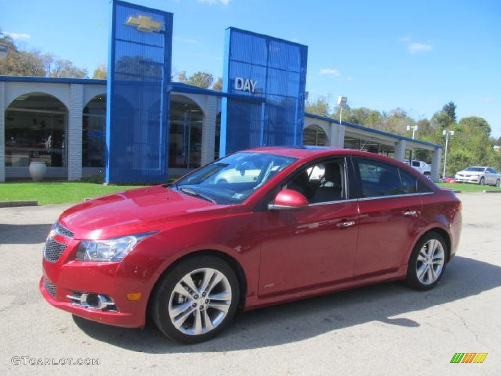 Crystal Red Metallic Tintcoat Chevrolet Cruze