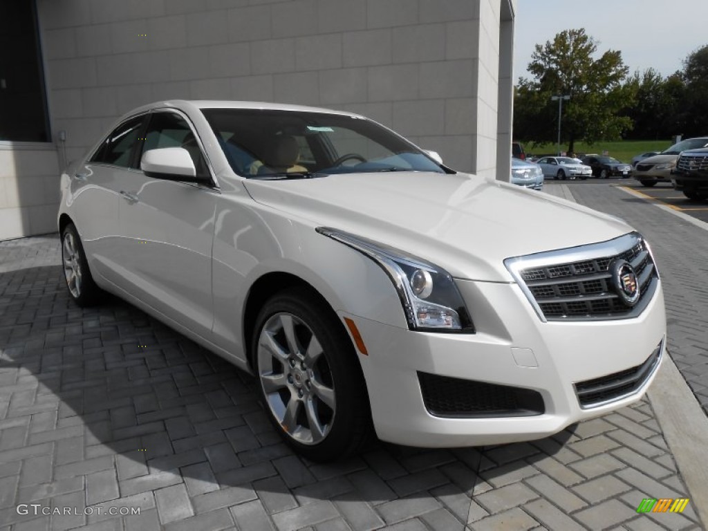 White Diamond Tricoat 2014 Cadillac ATS 2.5L Exterior Photo #86581206