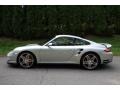 GT Silver Metallic 2008 Porsche 911 Turbo Coupe Exterior