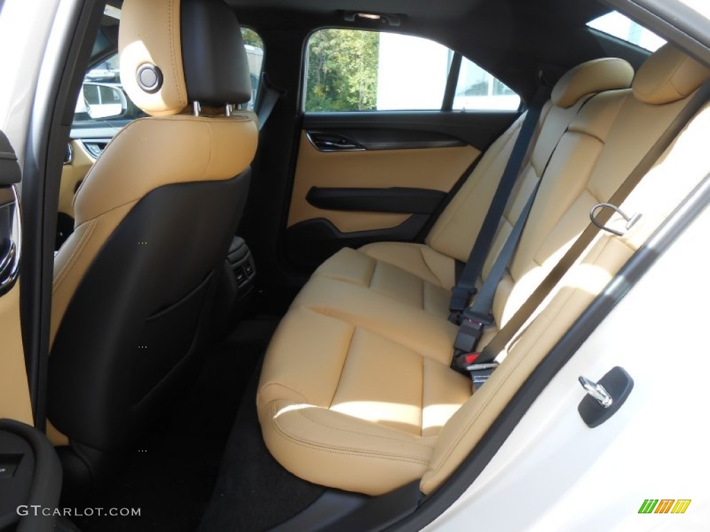 Caramel/Jet Black Interior 2014 Cadillac ATS 2.5L Photo #86581353