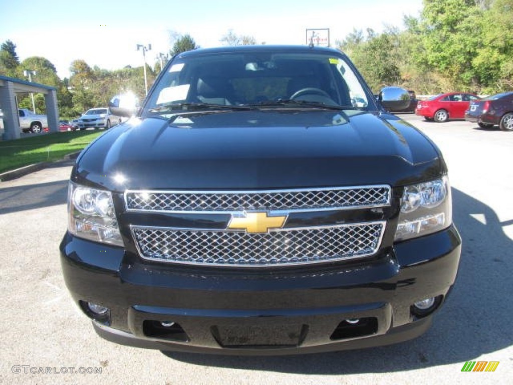 2014 Suburban LTZ 4x4 - Black / Ebony photo #10