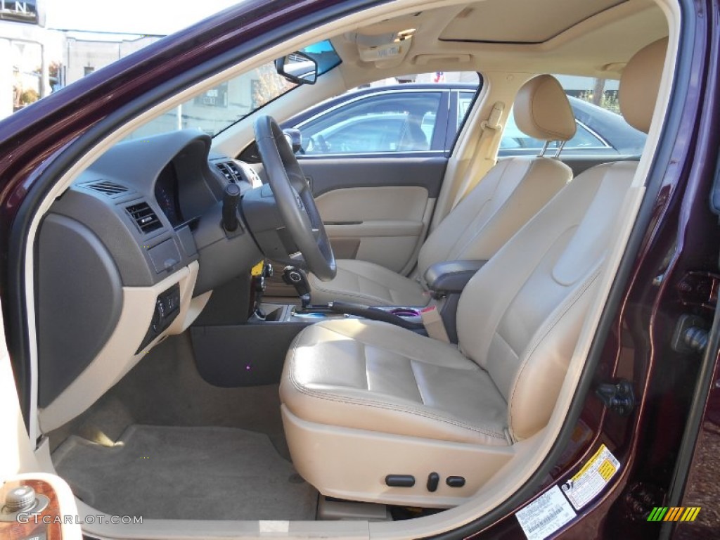 2011 Fusion SEL V6 AWD - Bordeaux Reserve Metallic / Camel photo #15