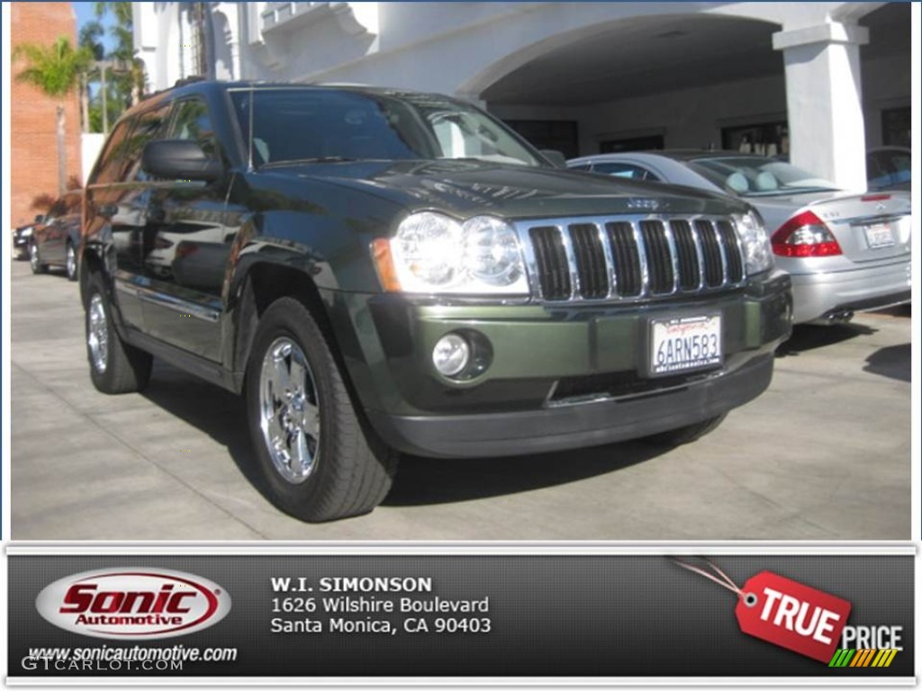 2007 Grand Cherokee Limited - Jeep Green Metallic / Khaki photo #26