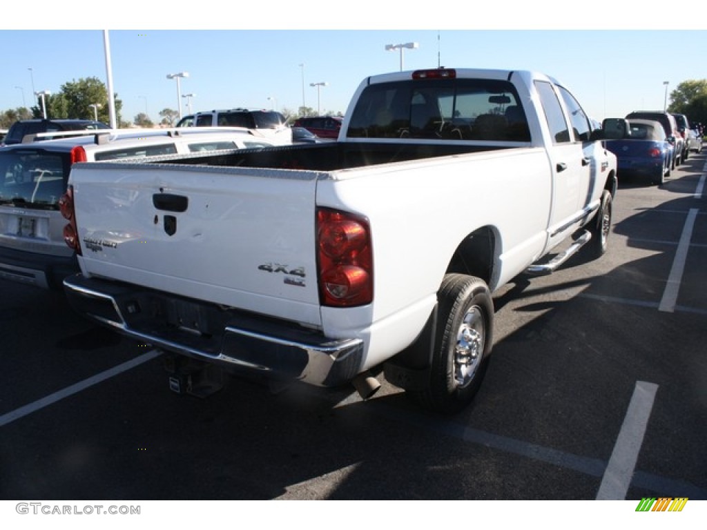2008 Ram 3500 SLT Quad Cab 4x4 - Bright White / Medium Slate Gray photo #2