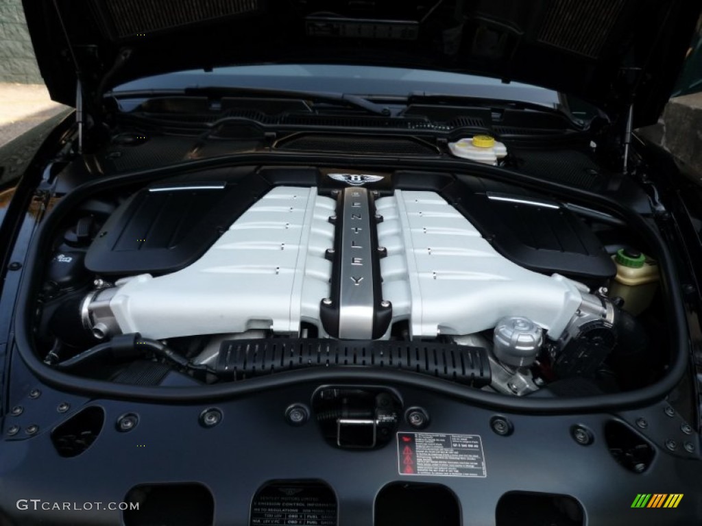 2008 Bentley Continental GT Mulliner 6.0L Twin-Turbocharged DOHC 48V VVT W12 Engine Photo #86583633