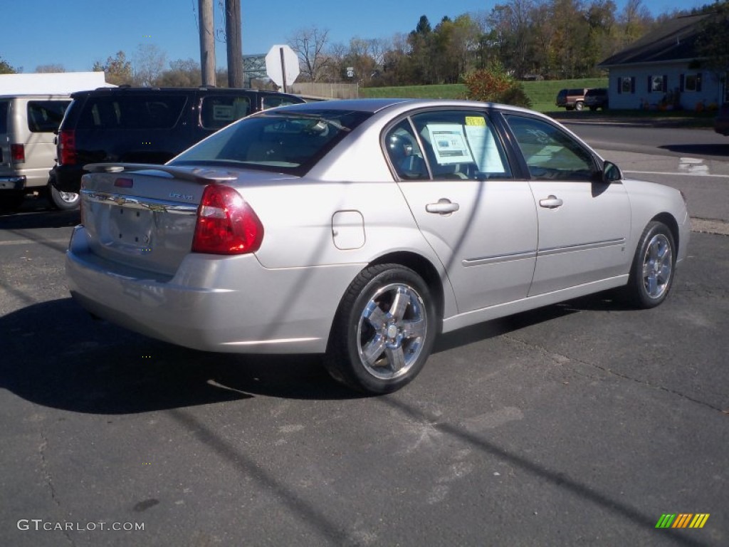 2007 Malibu LTZ Sedan - Silverstone Metallic / Titanium Gray photo #5