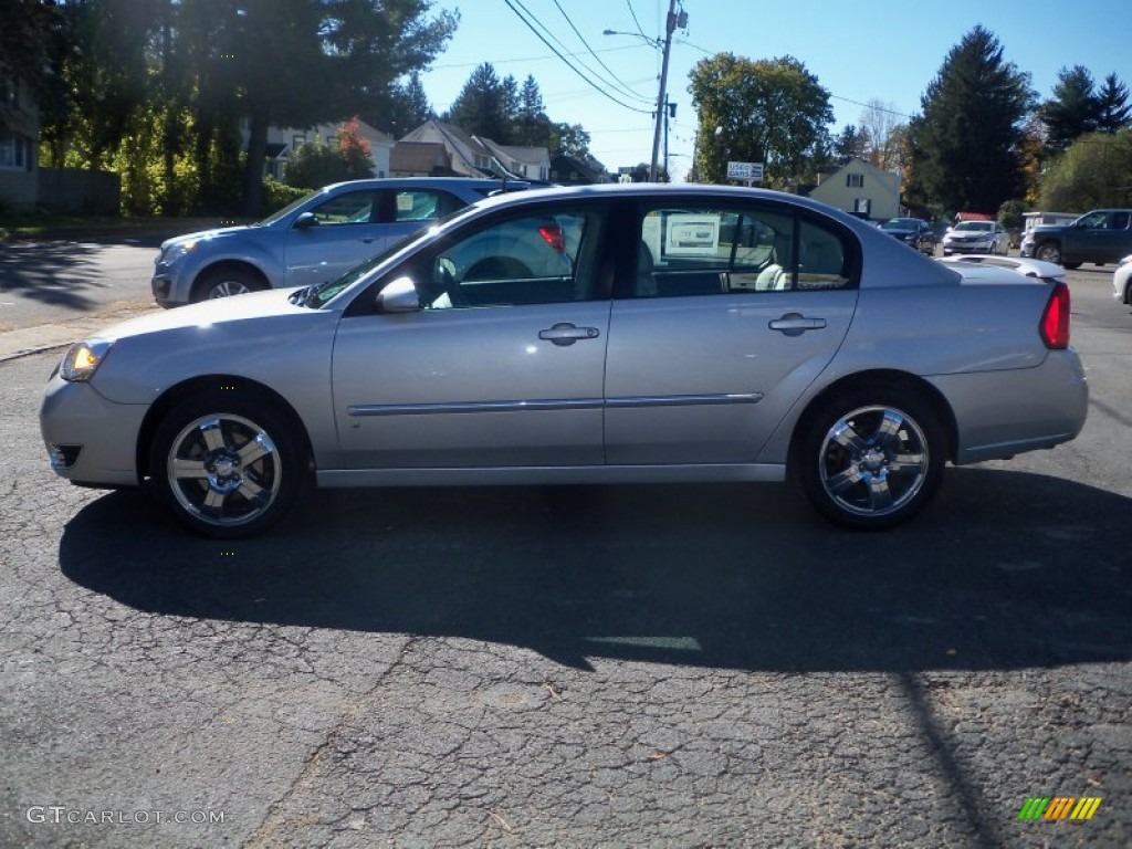 2007 Malibu LTZ Sedan - Silverstone Metallic / Titanium Gray photo #8