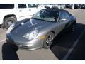 2004 Seal Grey Metallic Porsche 911 Carrera Cabriolet  photo #4